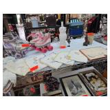 Embroidered Linens and Decorative Items