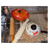 Cookware Set with Lidded Pots and Rolling Pins