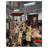 Figurines, Mobile, and Miniature Cabinet