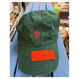 Polo Ralph Lauren Green Cap with Red Logo