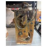 Handcrafted Ceramic Lantern with Cut-Out Designs