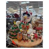 Holiday Decorations With Plush Toy