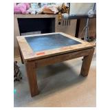 Wooden Table With Slate Top