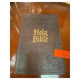 Holy Bible With Embossed Leather Cover
