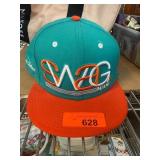 Teal and Orange Miami Snapback Hat
