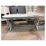Distressed Painted Wooden Coffee Table