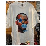 Gildan White Graphic T-Shirt, 2XL, Made in Nicarag