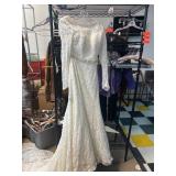 Moonlight Style H1282 White Lace Gown