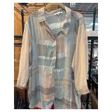 Rose + Olive Womenï¿½s 3X Long-Sleeve Top