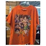 Dragon Ball Z Saiyan Saga Orange T-Shirt
