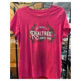 Realtree Pink T-Shirt, XL, Cotton-Poly Blend