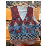 Casey & Max Cotton Patchwork Vest