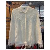 Wintuk Acrylic Knit Buttoned Cape