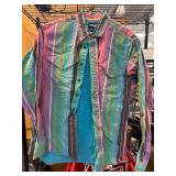Wrangler Multicolor Striped Button-Up Shirt