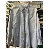 Stafford Executive Blue Button-Up Shirt