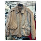 Roundtree & Yorke Suede Jacket in Brown