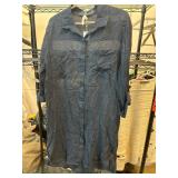 Seafolly Australia Navy Sheer Button-Up Tunic