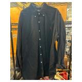 Ralph Lauren Menï¿½s Navy Button-Up Shirt