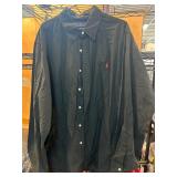 Ralph Lauren Black Cotton Button-Up Shirt