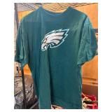 Fanatics Eagles Hurts #1 Shirt in Green Cotton