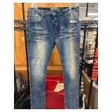 Denim & Rivets Premium Blue Jeans, Size 38