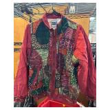 EVR Silk Patchwork Jacket in Multicolor