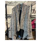 Wit & Wisdom Faux Fur Vest in Gray