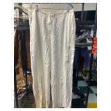 White Casual Pants by Spiegel, Size 14