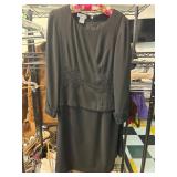 Talbots Black Dress with Embellishments