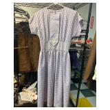 Pedestal Neiman Marcus Purple Checkered Dress