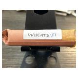 Roll of Wheat Pennies in Wrapper