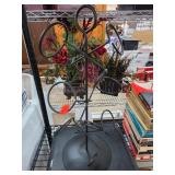 Black Metal Wire Wine Rack Stand