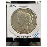 1925 Peace Dollar in High Grade
