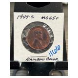 1947-S MS65+ Lincoln Wheat Penny