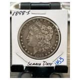 1898-S Morgan Silver Dollar Coin