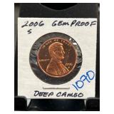 2006 S Lincoln Cent Gem Proof Deep Cameo