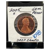 2005-S Lincoln Cent Gem Proof Deep Cameo