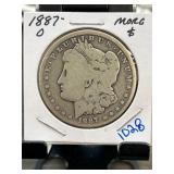 1887-O Morgan Silver Dollar Coin