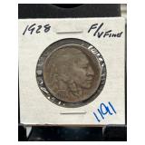 1928 Buffalo Nickel in Fine/Very Fine Condition