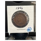 1896 Indian Head One Cent Coin