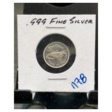 .999 Fine Silver Florida-Themed Coin