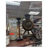 Tall Fluted Vase on Stacked Base More