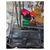 Preston & York Black Leather Handbag