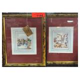 Framed Velasco Watercolor Prints