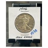 1946 Walking Liberty Half Dollar Coin