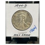 1944-D Walking Liberty Half Dollar Coin