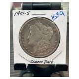 1901-S Morgan Silver Dollar Scarce Date