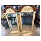 Decorative Dual-Arch Mirrors