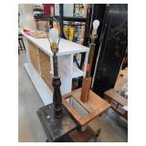 Wooden Floor Lamps With Built-In Tables