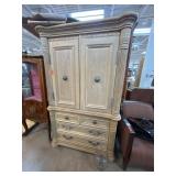 Lexington Wooden Armoire Cabinet With Drawers
